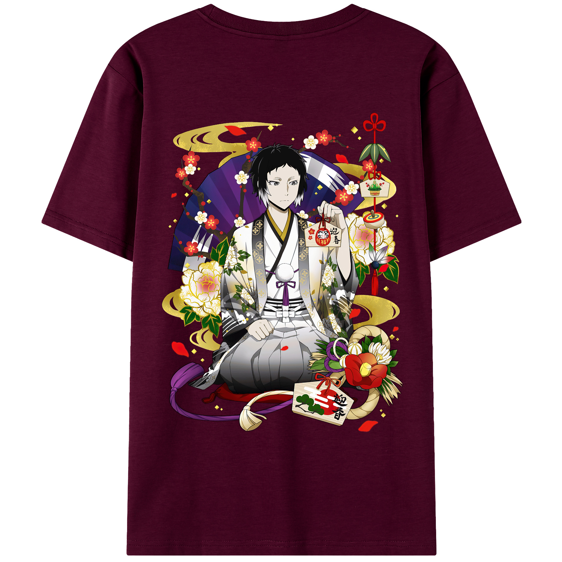 （画像用） 文豪ストレイドッグス Bungo Stray Dogs レディース半袖Tシャツ(バックプリント)